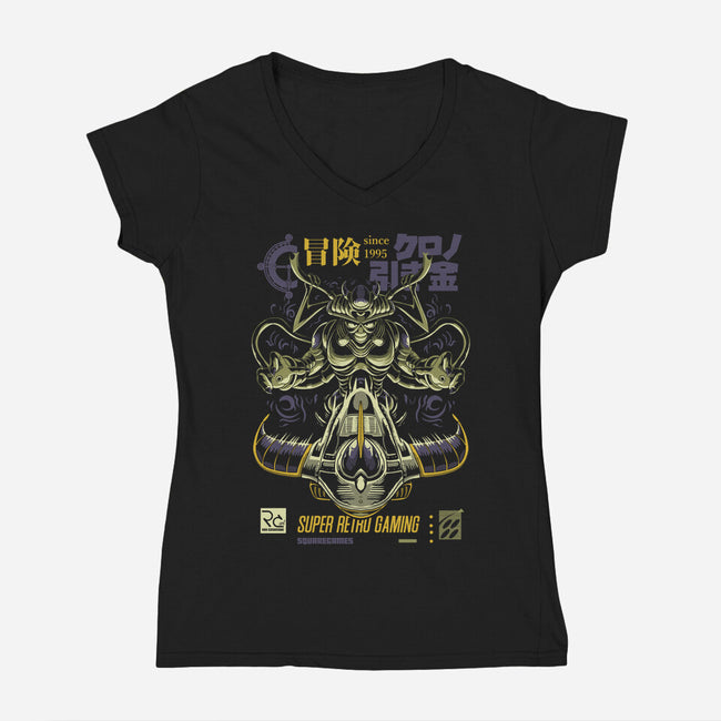 The End Of The Journey-womens v-neck tee-Nihon Bunka