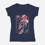 Guardian Echidna-womens v-neck tee-Gazo1a