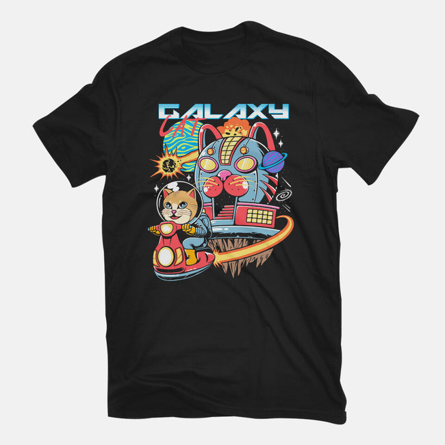 Cat Kaiju Robot-unisex basic tee-rondes