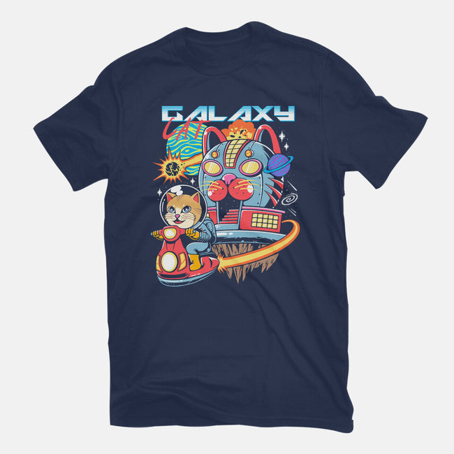 Cat Kaiju Robot-mens basic tee-rondes