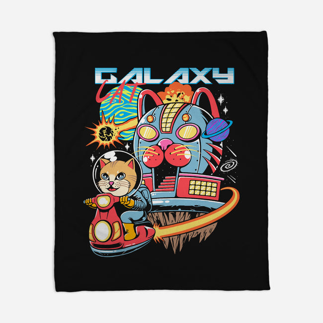 Cat Kaiju Robot-none fleece blanket-rondes