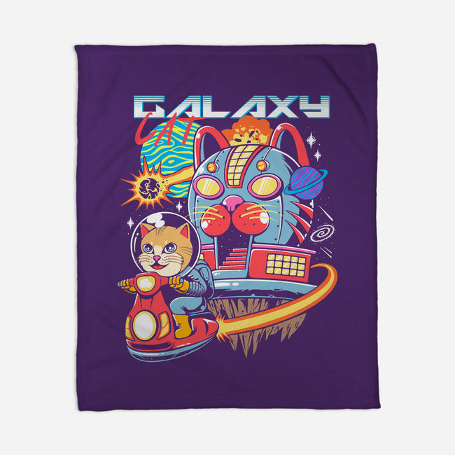 Cat Kaiju Robot-none fleece blanket-rondes