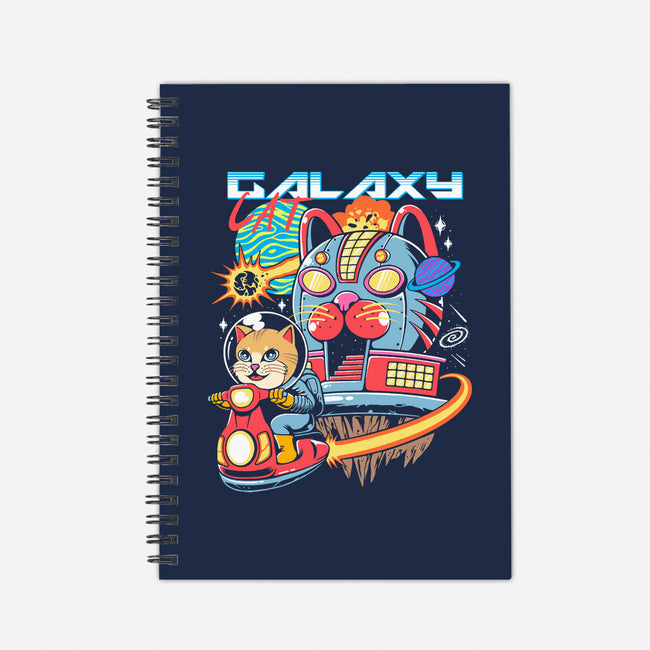 Cat Kaiju Robot-none dot grid notebook-rondes