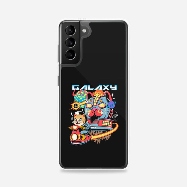 Cat Kaiju Robot-samsung snap phone case-rondes