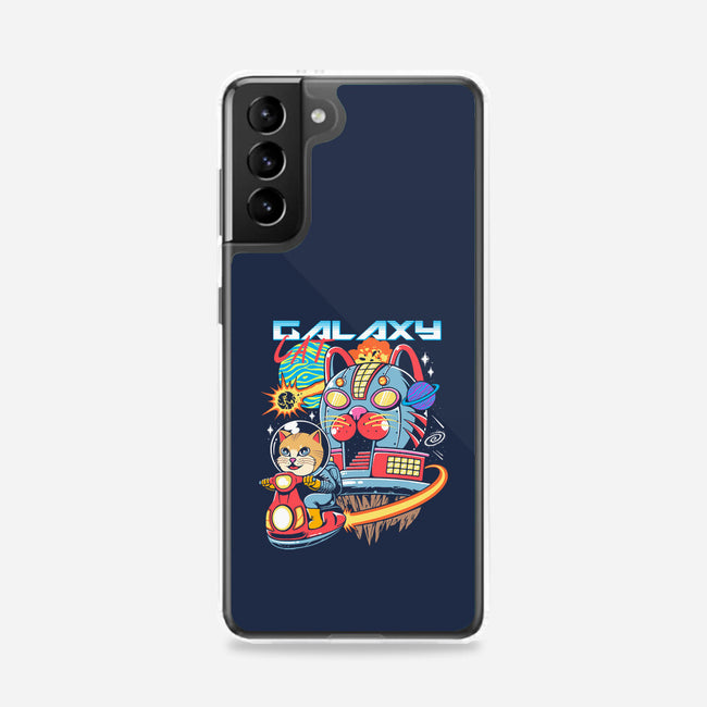 Cat Kaiju Robot-samsung snap phone case-rondes