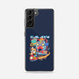 Cat Kaiju Robot-samsung snap phone case-rondes