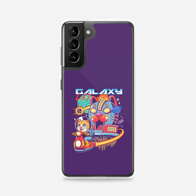 Cat Kaiju Robot-samsung snap phone case-rondes