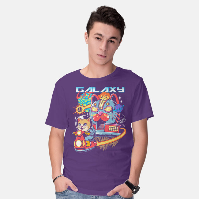 Cat Kaiju Robot-mens basic tee-rondes