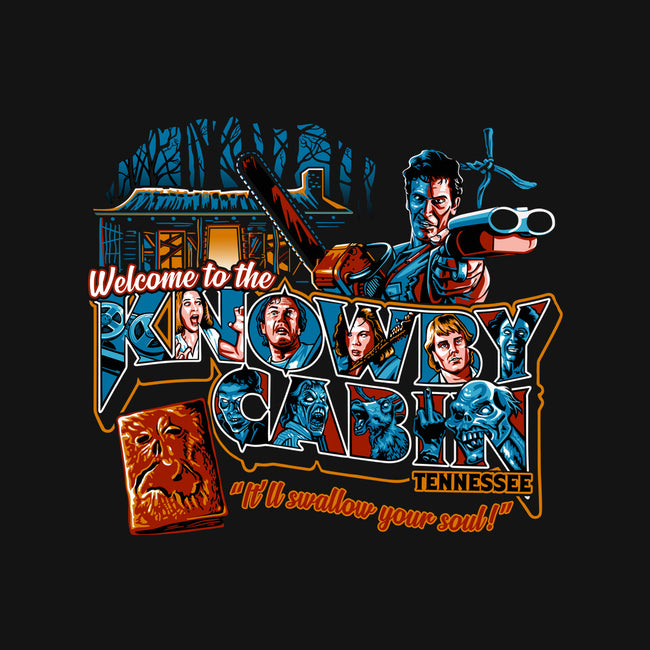 Welcome to the Knowby Cabin-none drawstring bag-goodidearyan