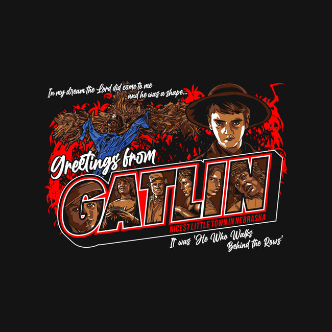 Greetings From Gatlin-womens off shoulder sweatshirt-goodidearyan