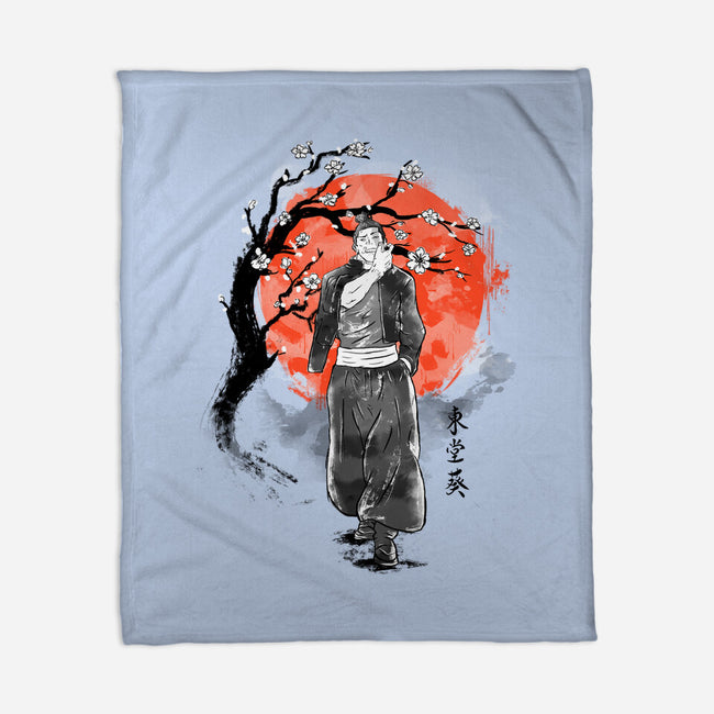 Todo At Sakura Tree-none fleece blanket-IKILO