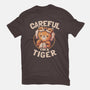 Careful I'm A Tiger-womens basic tee-eduely