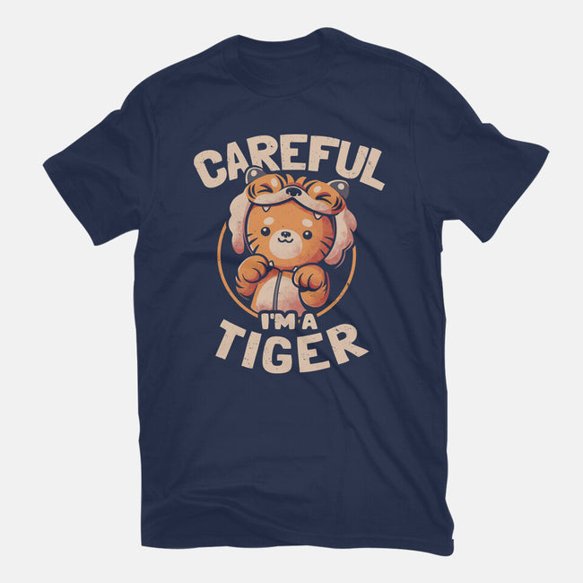 Careful I'm A Tiger-womens basic tee-eduely