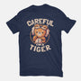 Careful I'm A Tiger-womens basic tee-eduely