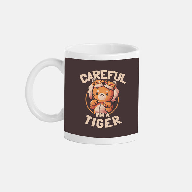 Careful I'm A Tiger-none glossy mug-eduely