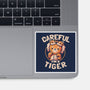 Careful I'm A Tiger-none glossy sticker-eduely