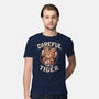 Careful I'm A Tiger-mens premium tee-eduely