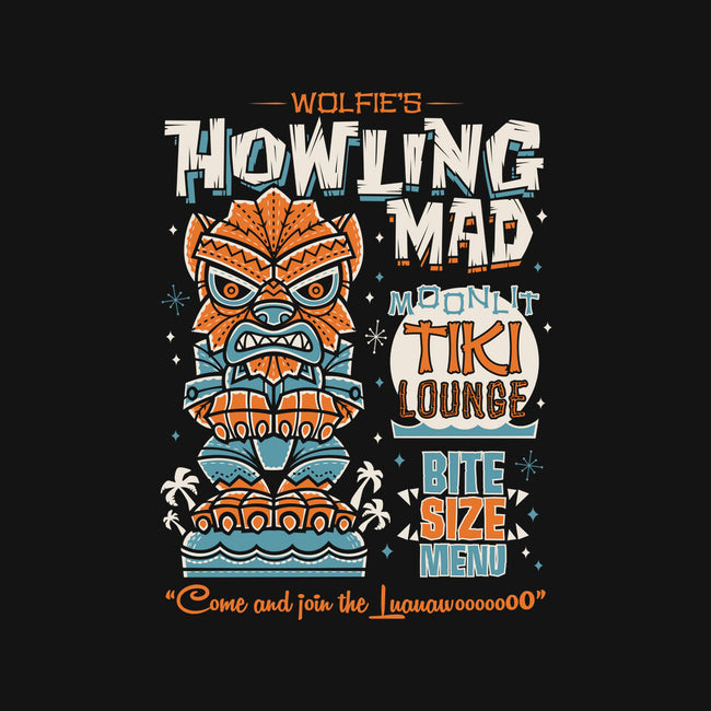 Wolfie's Howling Mad Tiki Lounge-unisex pullover sweatshirt-Nemons