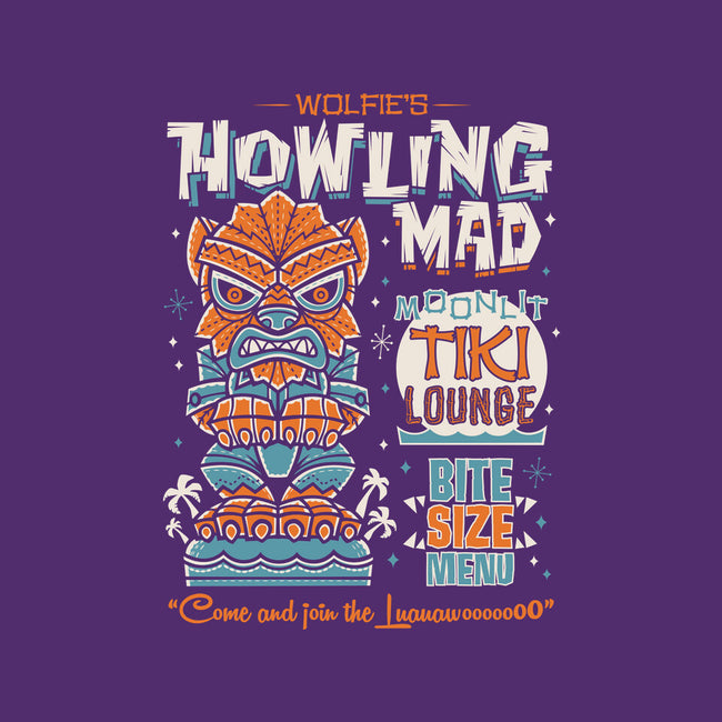 Wolfie's Howling Mad Tiki Lounge-none adjustable tote bag-Nemons