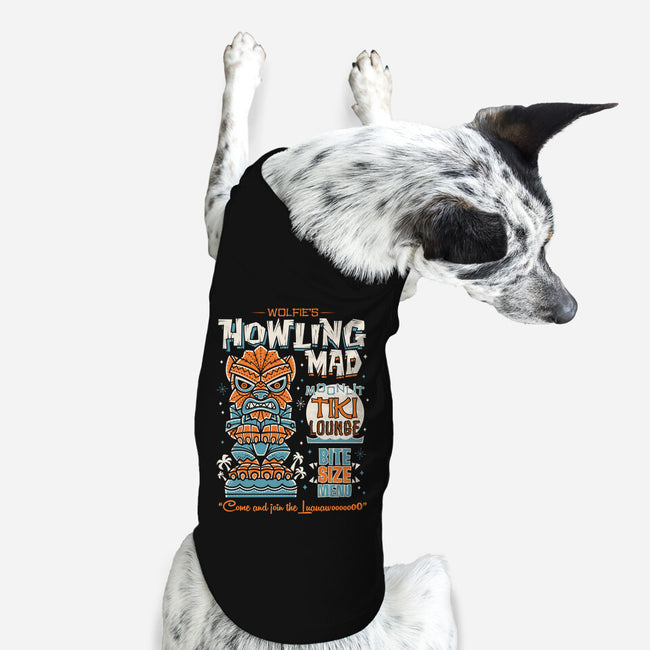 Wolfie's Howling Mad Tiki Lounge-dog basic pet tank-Nemons