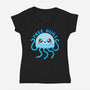 Jellyfish Free Hugs-womens v-neck tee-NemiMakeit