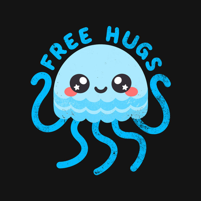 Jellyfish Free Hugs-womens basic tee-NemiMakeit