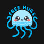 Jellyfish Free Hugs-none removable cover throw pillow-NemiMakeit