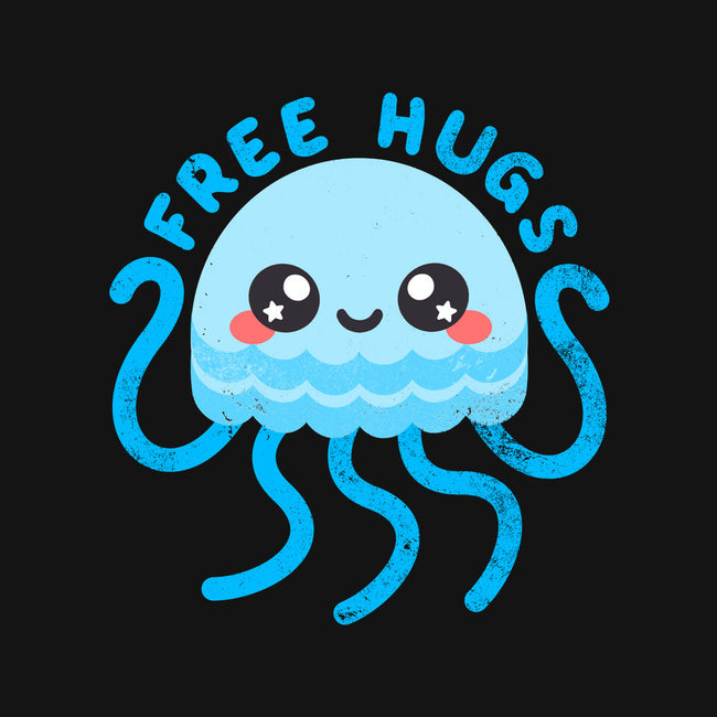 Jellyfish Free Hugs-baby basic tee-NemiMakeit