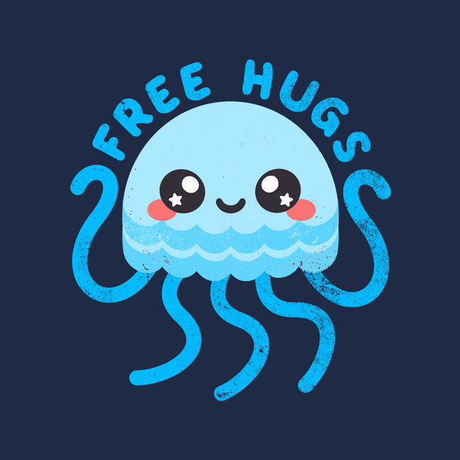 Jellyfish Free Hugs-womens basic tee-NemiMakeit
