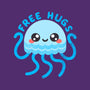 Jellyfish Free Hugs-none polyester shower curtain-NemiMakeit