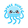 Jellyfish Free Hugs-dog basic pet tank-NemiMakeit