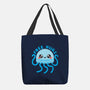 Jellyfish Free Hugs-none basic tote bag-NemiMakeit