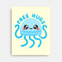 Jellyfish Free Hugs-none stretched canvas-NemiMakeit