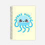 Jellyfish Free Hugs-none dot grid notebook-NemiMakeit