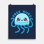 Jellyfish Free Hugs-none matte poster-NemiMakeit
