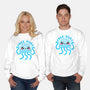 Jellyfish Free Hugs-unisex crew neck sweatshirt-NemiMakeit