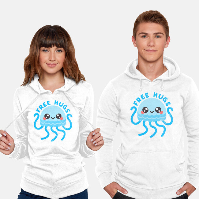 Jellyfish Free Hugs-unisex pullover sweatshirt-NemiMakeit