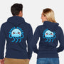 Jellyfish Free Hugs-unisex zip-up sweatshirt-NemiMakeit