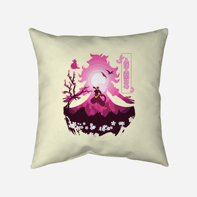 The Majin-none removable cover throw pillow-mystic_potlot