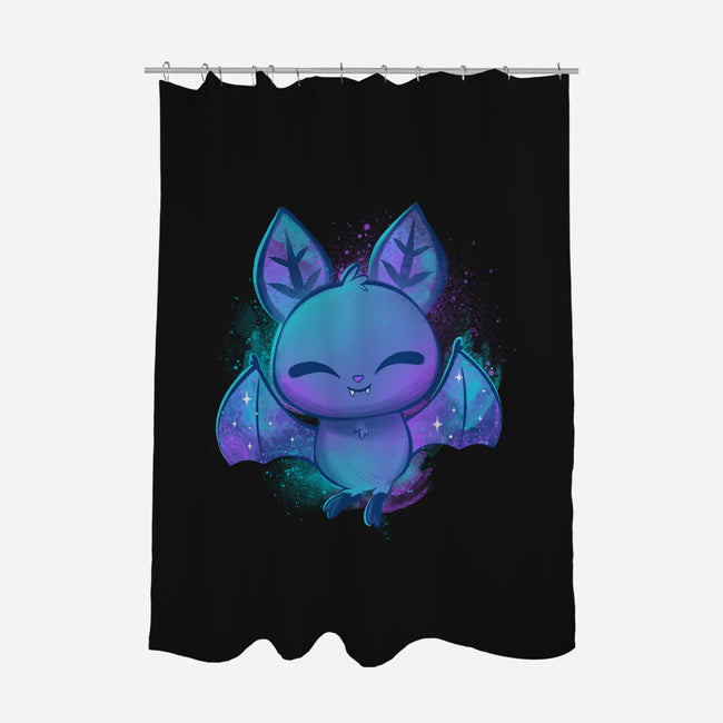 Galactic Cuteness-none polyester shower curtain-ricolaa