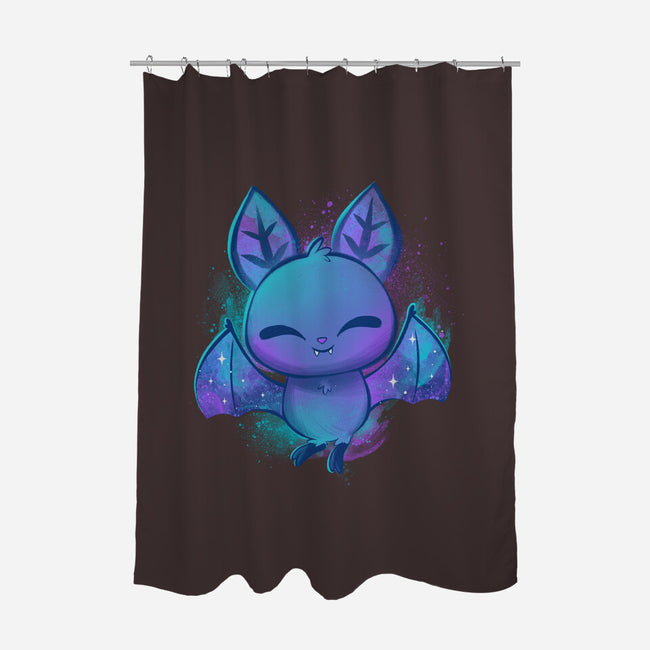 Galactic Cuteness-none polyester shower curtain-ricolaa