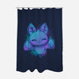 Galactic Cuteness-none polyester shower curtain-ricolaa