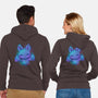 Galactic Cuteness-unisex zip-up sweatshirt-ricolaa