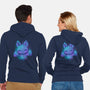 Galactic Cuteness-unisex zip-up sweatshirt-ricolaa