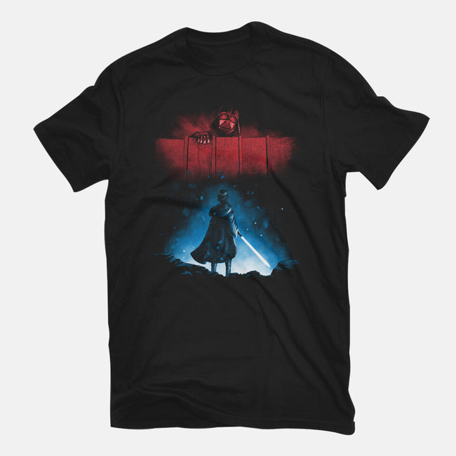 Dark Titan-womens fitted tee-teesgeex