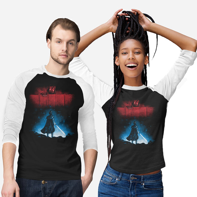 Dark Titan-unisex baseball tee-teesgeex