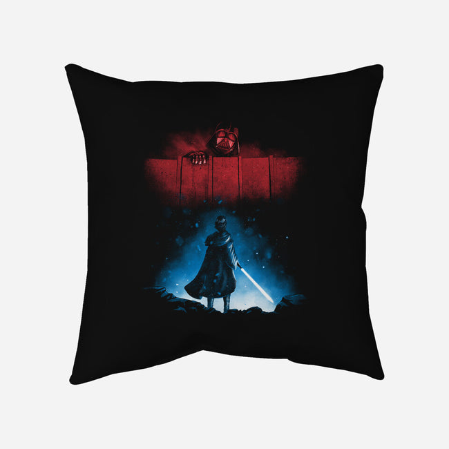 Dark Titan-none removable cover w insert throw pillow-teesgeex