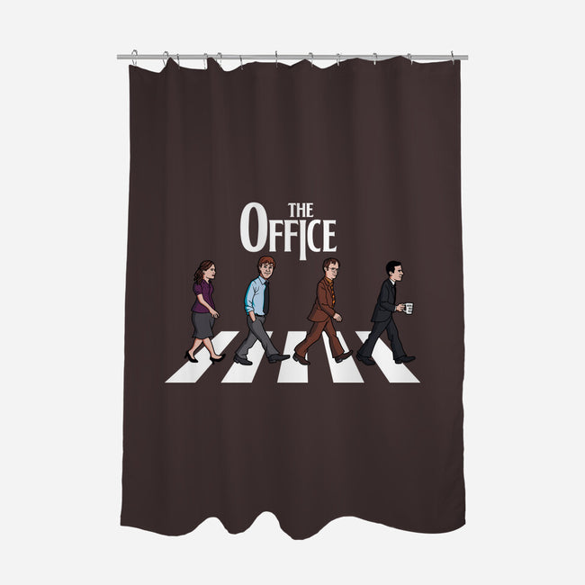 The Office Road-none polyester shower curtain-jasesa