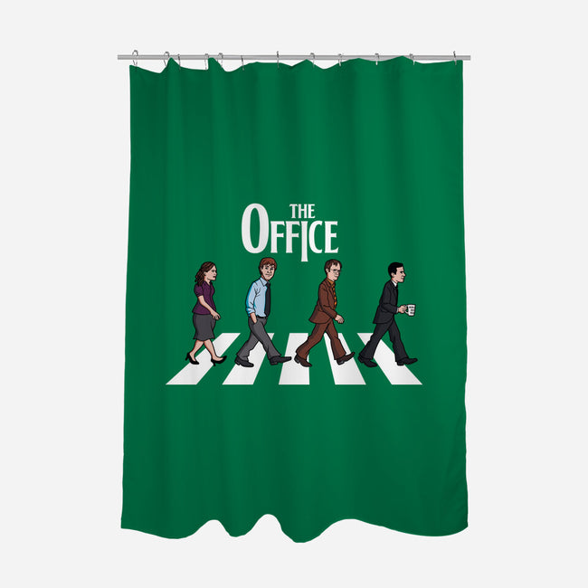 The Office Road-none polyester shower curtain-jasesa
