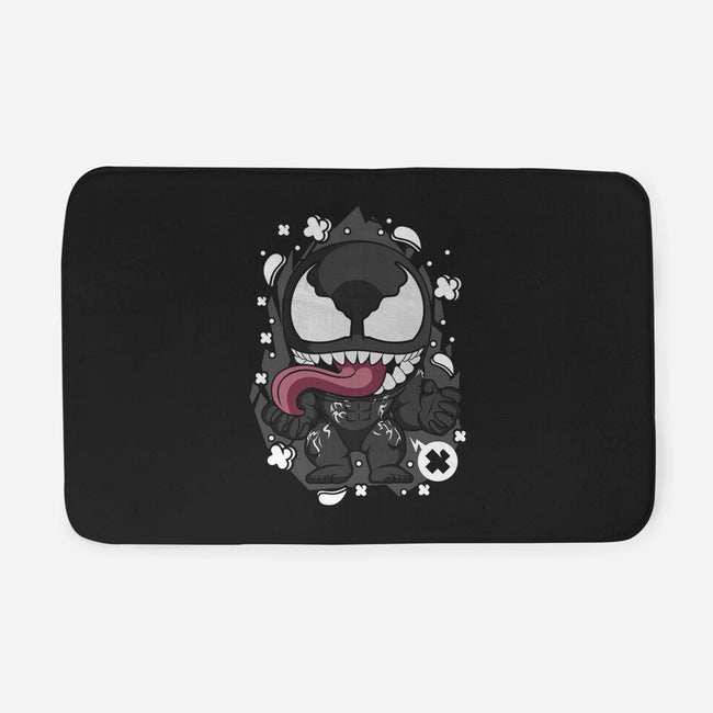 Symbiote Cartoon-none memory foam bath mat-ElMattew